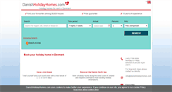 Desktop Screenshot of danishholidayhomes.com